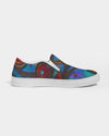 Stained Glass Frogs Men's Slip-On Canvas Shoe