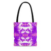 Pareidolia XOX Western Purple Tote Bag