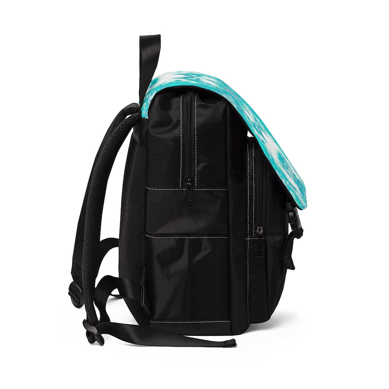 Pareidolia XOX Western Teal Casual Shoulder Backpack