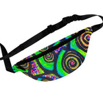 Confetti Frogs Lime Green Jelly Fanny Pack