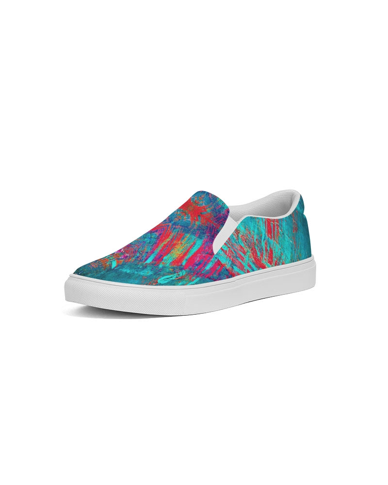 Good Vibes Fire And Ice Men's Slip-On Canvas Shoe