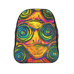 Hypnotic Frogs Sun School Backpack - Fridge Art Boutique