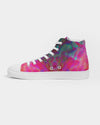 Two Wishes Pink Starburst Cosmos Men's Hightop Canvas Shoe