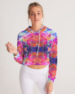 Pareidolia Cloud City Women's Cropped Hoodie