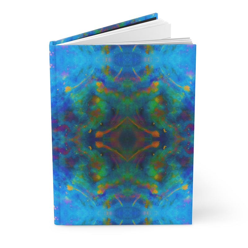 Two Wishes Green Nebula Cosmos Journal Matte