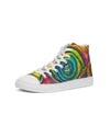 Hypnotic Frogs Sun Men's Hightop Canvas Shoe