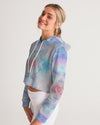 Pareidolia XOX Pastel Sky Women's Cropped Hoodie