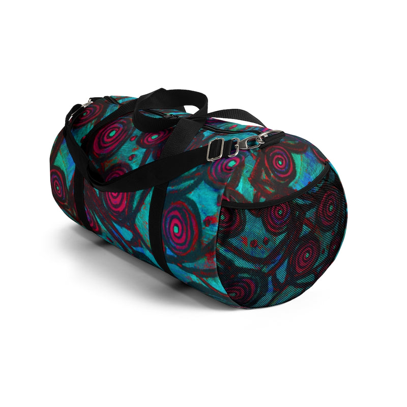 Stained Glass Frogs Cool Duffle Bag - Fridge Art Boutique