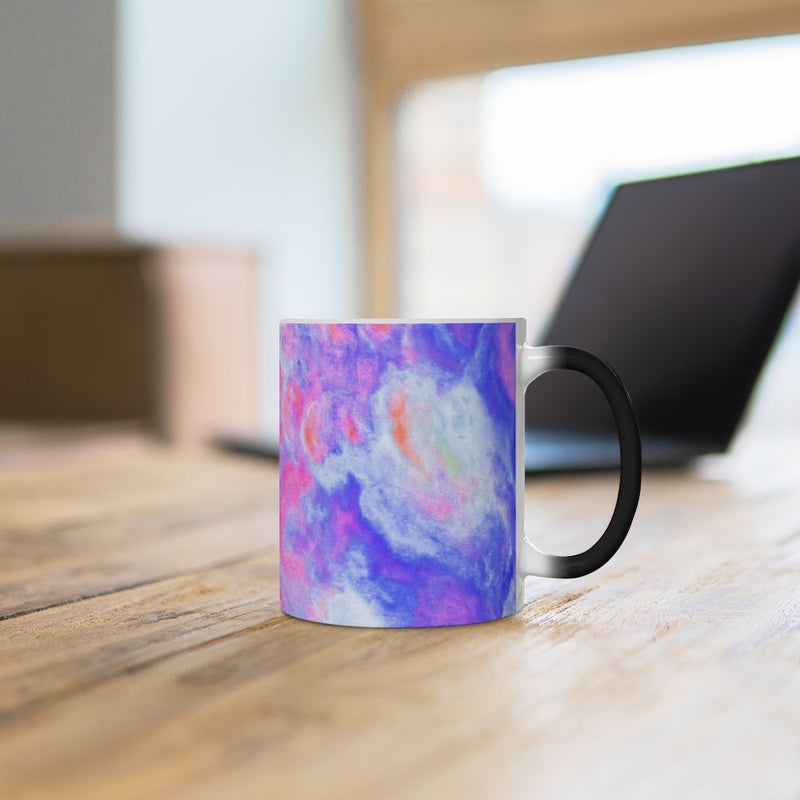 Pareidolia Lavender Sky Color Changing Mug