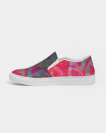 Two Wishes Red Planet Cosmos Men's Slip-On Canvas Shoe