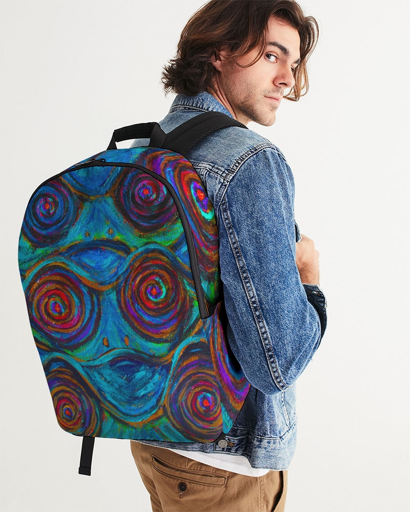 Hypnotic Frogs Large Backpack