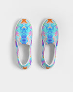 Pareidolia Neon Cloud City Men's Slip-On Canvas Shoe