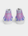 Pareidolia XOX Lavender Women's Hightop Canvas Shoe