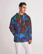 Stained Glass Frogs Men's Hoodie