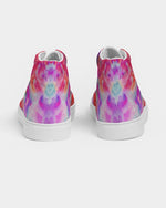 Pareidolia Cloud City Magenta Women's Hightop Canvas Shoe