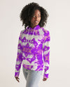 Pareidolia XOX Western Purple Women's Hoodie