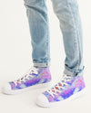Pareidolia XOX Lavender Men's Hightop Canvas Shoe
