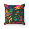 Stained Glass Frogs Rum Punch Pillow - Fridge Art Boutique