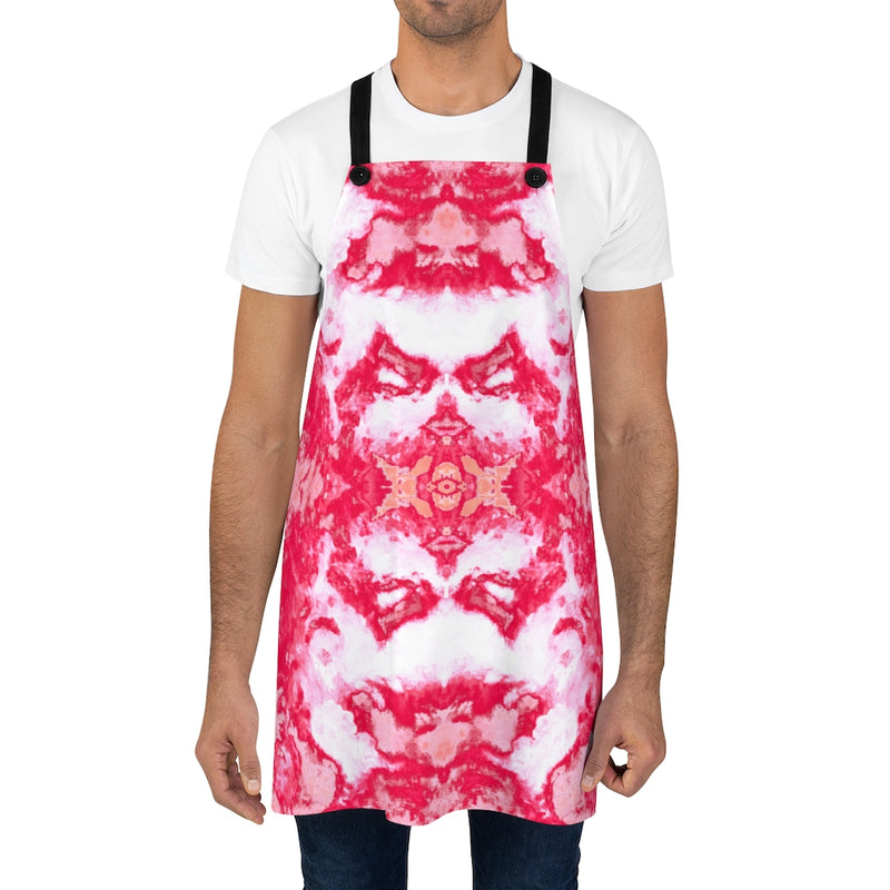 Pareidolia XOX Western Red Apron