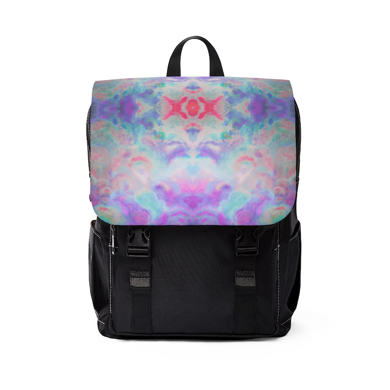 Pareidolia XOX Lilac Casual Shoulder Backpack