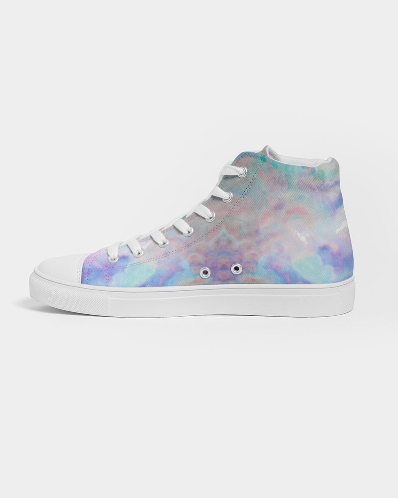 Pareidolia Cloud City Pastel Sky Men's Hightop Canvas Shoe