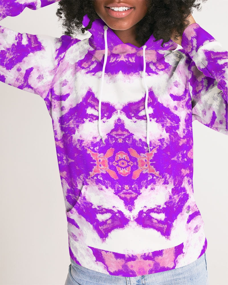 Pareidolia XOX Western Purple Women's Hoodie