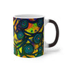 Stained Glass Frogs Sun Color Changing Mug