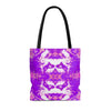 Pareidolia XOX Western Purple Tote Bag