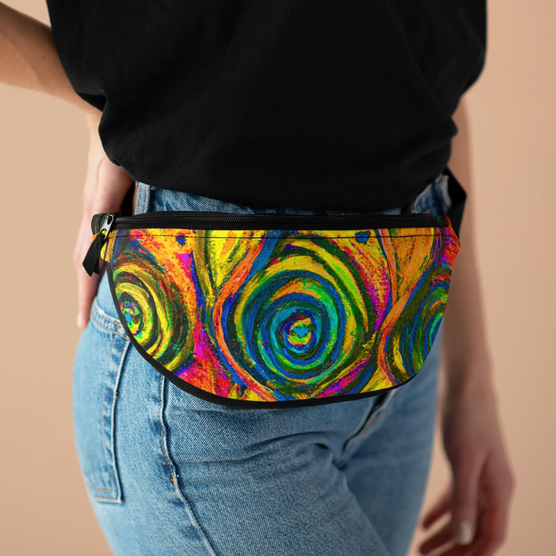 Hypnotic Frogs Sun Fanny Pack