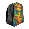 Hypnotic Frogs Sun School Backpack - Fridge Art Boutique
