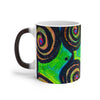 Confetti Frogs Lime Green Jelly Color Changing Mug