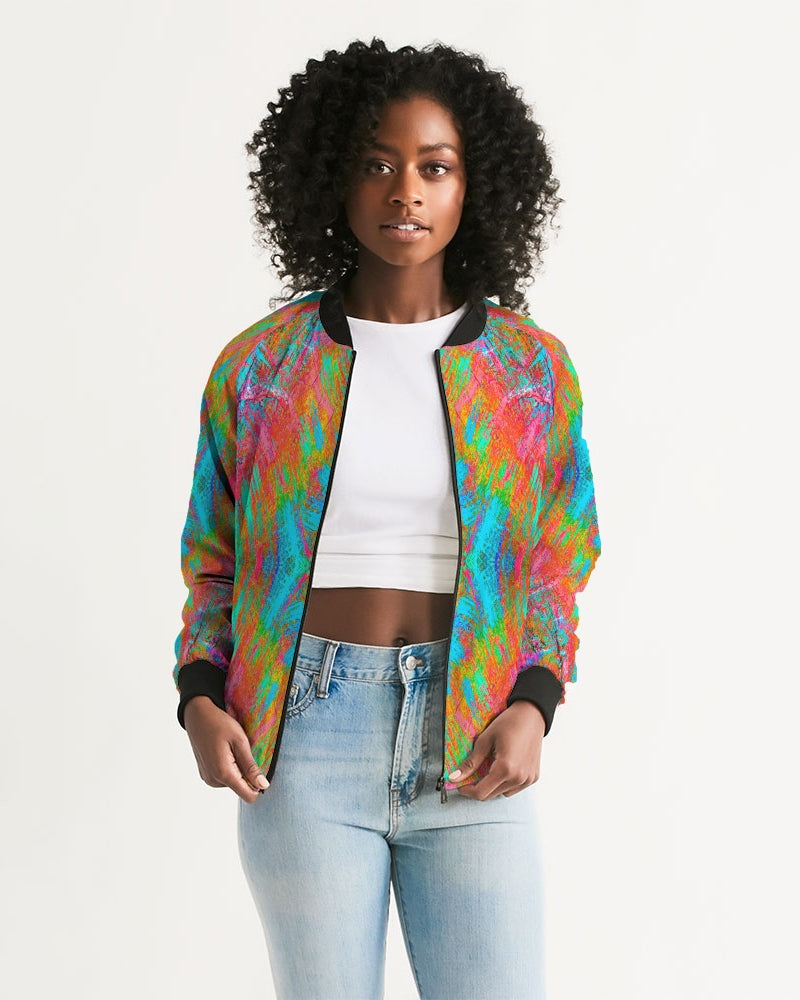 Good Vibes Boardwalk_ Women's Bomber Jacket