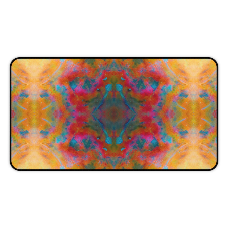 Two Wishes Sunburst Cosmos Desk Mat