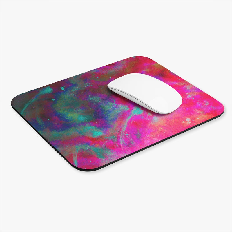 Two Wishes Pink Starburst Mouse Pad (Rectangle)