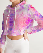 Pareidolia Cloud City Cotton Candy Women's Cropped Hoodie