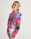 Pareidolia Cloud City Women's Cropped Hoodie