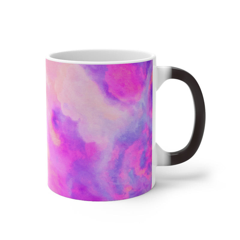 Pareidolia Cotton Candy Sky Color Changing Mug