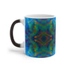 Two Wishes Green Nebula Cosmos Color Changing Mug