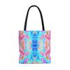 Pareidolia Neon Cloud City Tote Bag