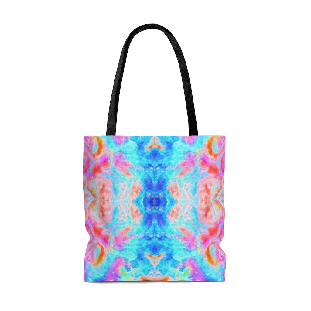 Pareidolia Neon Cloud City Tote Bag