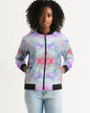 Pareidolia XOX Lilac Women's Bomber Jacket
