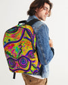 Happy Frogs Neon Large Backpack