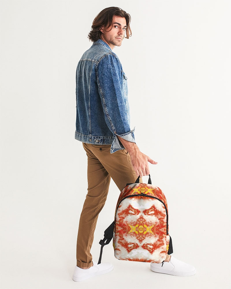 Pareidolia XOX Western Orange Large Backpack
