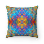 Good Vibes Buttercup Square Pillow