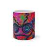 Happy Frogs Pink Color Changing Mug