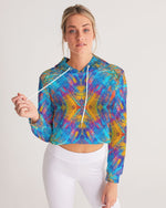 Good Vibes Buttercup Women's Cropped Hoodie