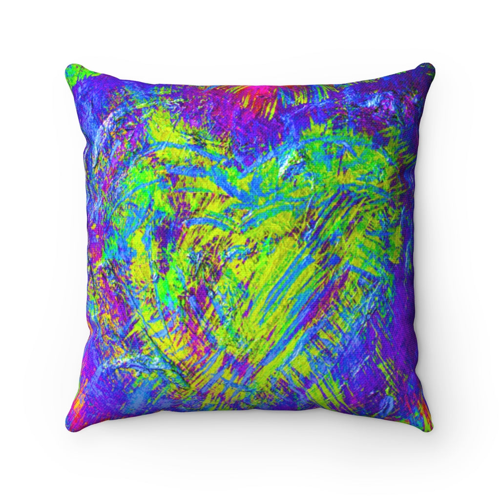 Meraki Mardi Gras Square Pillow - Fridge Art Boutique