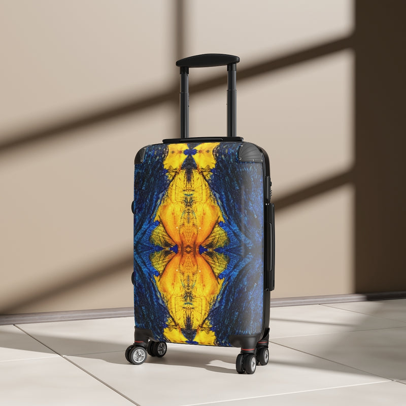 Golden Klecks About Face Cabin Suitcase
