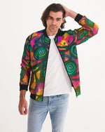 Stained Glass Frogs Rum Punch Men's Bomber Jacket