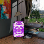 Pareidolia XOX Western Purple Cabin Suitcase